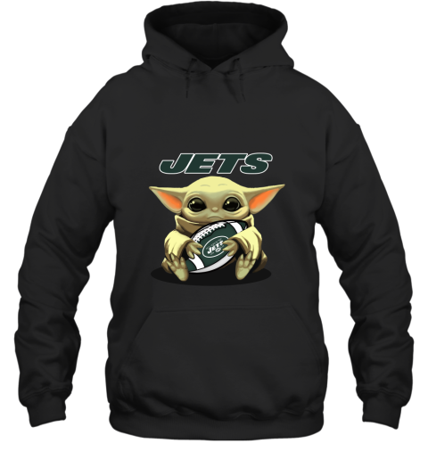 Baby Yoda Loves The New York Jets Star Wars NFL Hoodie