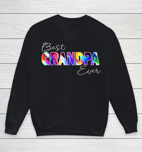 GrandFather gift shirt Mens Best Grandpa Ever, Matching Grand dad Baby Love Geometric T Shirt Youth Sweatshirt