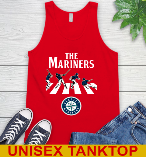 MLB Baseball Seattle Mariners The Beatles Rock Band Shirt Tank Top 5