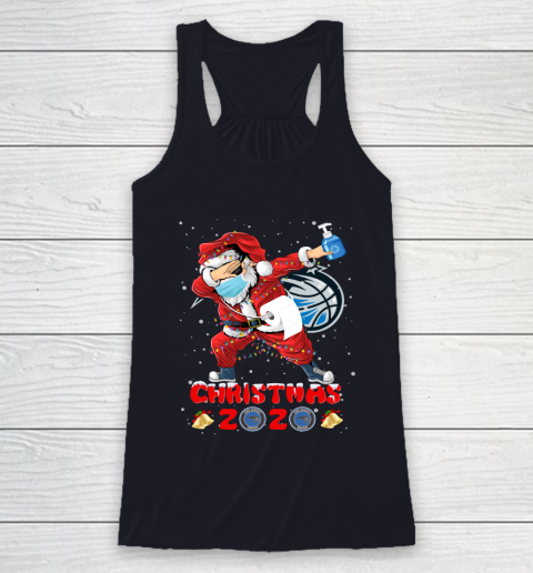 Orlando Magic Funny Santa Claus Dabbing Christmas 2020 NBA Racerback Tank 7