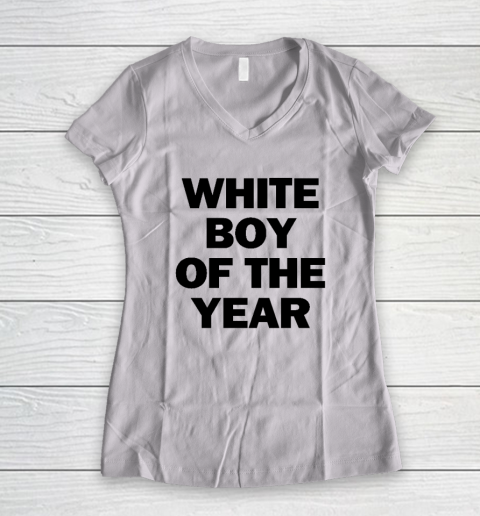 White Boy Of The Year Women's V-Neck T-Shirt
