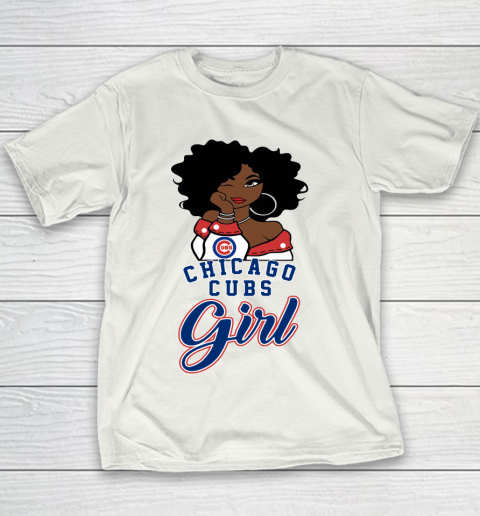 Chicago Cubs Girl MLB Youth T-Shirt 3