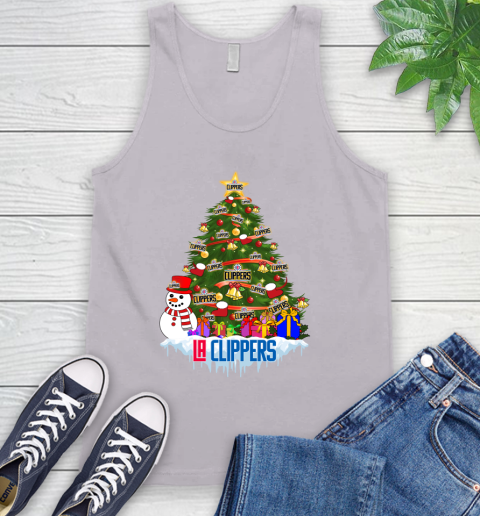 LA Clippers Merry Christmas NBA Basketball Sports Tank Top 4