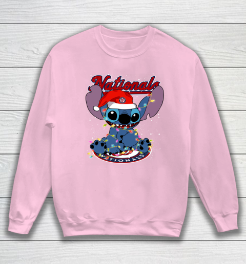 Washington Nationals MLB noel stitch Baseball Christmas Sweatshirt 5