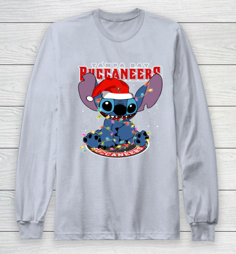 Tampa Bay Buccaneers NFL Football noel stitch Christmas Long Sleeve T-Shirt 4