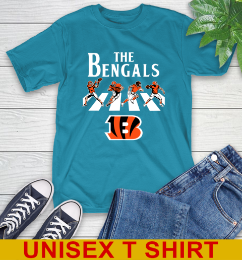 NFL Football Cincinnati Bengals The Beatles Rock Band Shirt T-Shirt 9