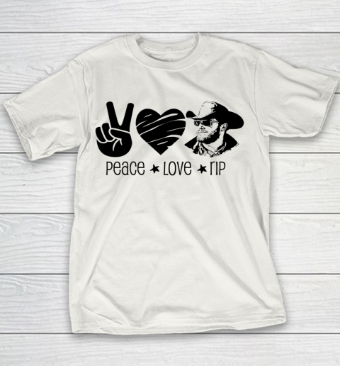 Rip Wheeler Shirt Peace Love Rip Youth T-Shirt