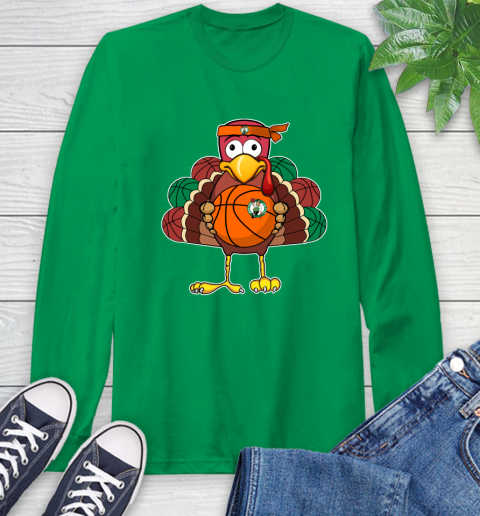 Boston Celtics Turkey thanksgiving day Long Sleeve T-Shirt 7