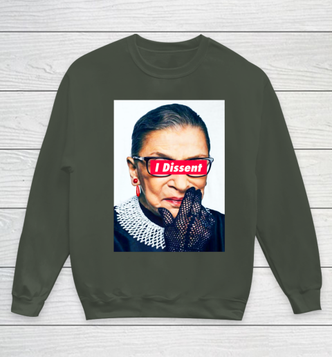 Notorious RBG  I Dissent Youth Sweatshirt 8