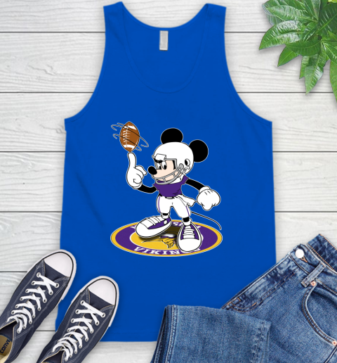 NFL Football Minnesota Vikings Cheerful Mickey Disney Shirt Tank Top 5