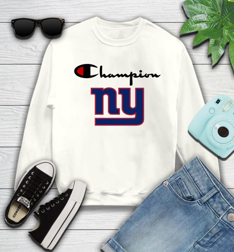NFL Football New York Giants Champion Shirt Youth Sweatshirt