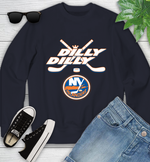 NHL New York Islanders Dilly Dilly Hockey Sports Youth Sweatshirt 3
