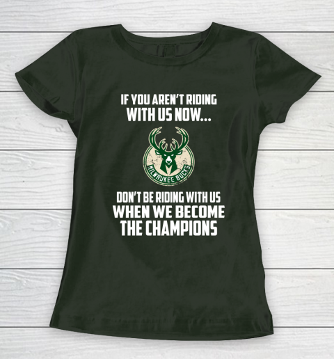 NBA Milwaukee Bucks Basketball We Become The Champions Women's T-Shirt 5 NBA Milwaukee Bucks Basketball We Become The Champions Women's T-Shirt - Image 5