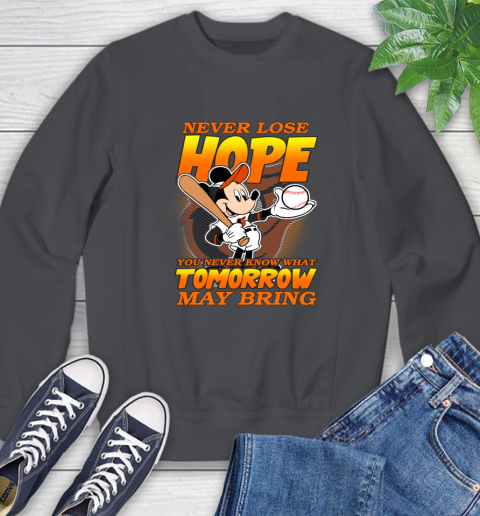 Boston Red Sox MLB Baseball Mickey Disney Never Lose Hope Sweatshirt 6
