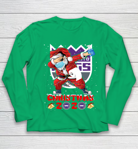 Sacramento Kings Funny Santa Claus Dabbing Christmas 2020 NBA Youth Long Sleeve 5 Sacramento Kings Funny Santa Claus Dabbing Christmas 2020 NBA Youth Long Sleeve - Image 5