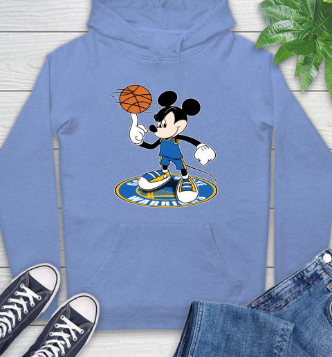 NBA Basketball Golden State Warriors Cheerful Mickey Disney Shirt Hoodie 12