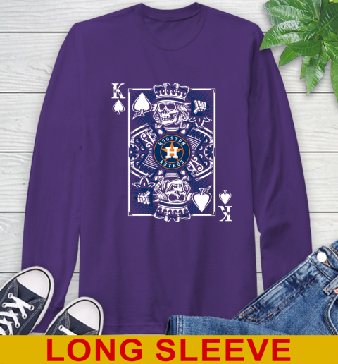 Houston Astros MLB Baseball The King Of Spades Death Cards Shirt Long Sleeve T-Shirt 5