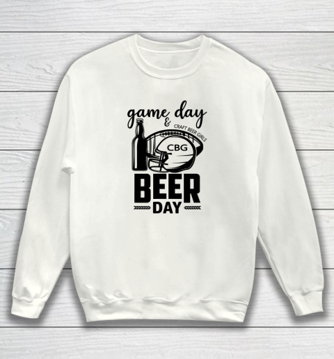 Football And Beer Day Sweatshirt
