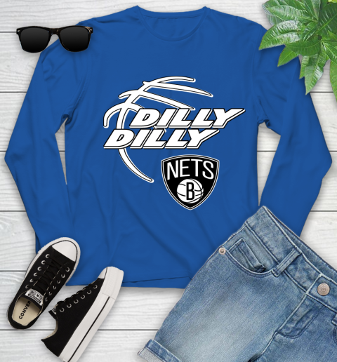 NBA Brooklyn Nets Dilly Dilly Basketball Sports Youth Long Sleeve 9