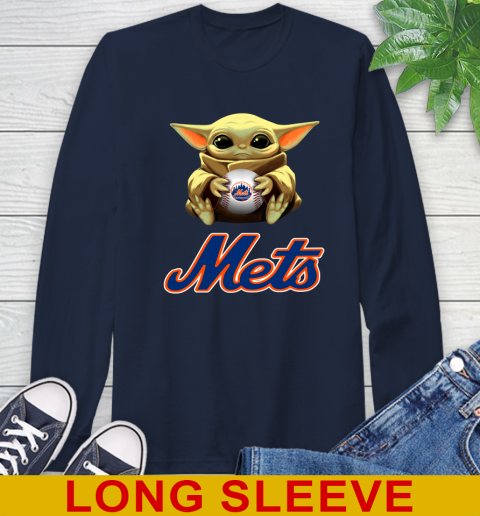 MLB Baseball New York Mets Star Wars Baby Yoda Shirt 61