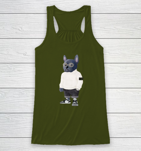 French Bulldog Racerback Tank 2