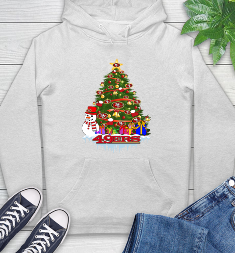 San Francisco 49ers Merry Christmas NFL Football Sports Hoodie