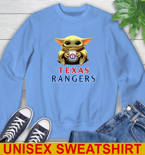 MLB Baseball Texas Rangers Star Wars Baby Yoda Shirt 35