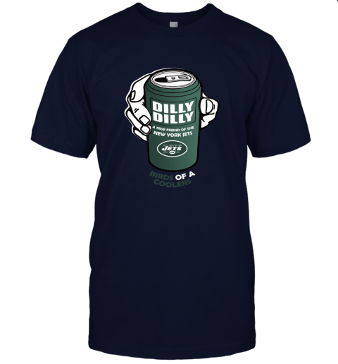Bud Light Dilly Dilly! New York Jets Birds Of A Cooler Unisex Jersey Tee