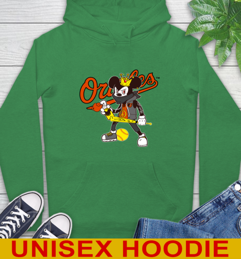 Baltimore Orioles MLB Baseball Mickey Peace Sign Sports Hoodie 8