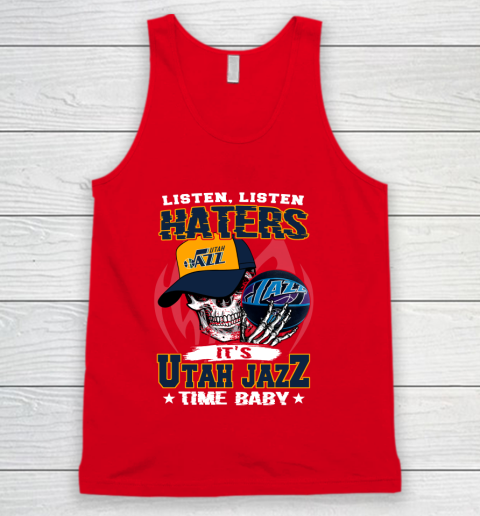Listen Haters It is JAZZ Time Baby NBA Tank Top 5