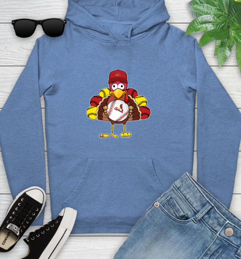St.Louis Cardinals Turkey thanksgiving Youth Hoodie 12