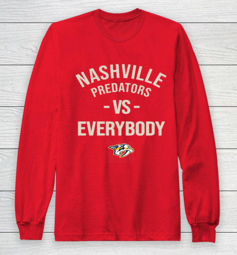 Nashville Predators Vs Everybody Long Sleeve T-Shirt 7