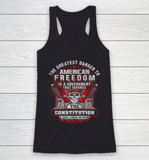 Veteran Shirt Gun Control American Freedom Racerback Tank
