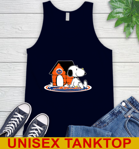 MLB Baseball New York Mets Snoopy The Peanuts Movie Shirt Tank Top 3