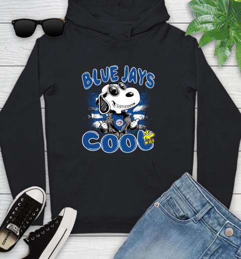 MLB Baseball Toronto Blue Jays Cool Snoopy Shirt Youth Hoodie