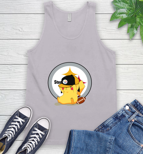 NFL Pikachu Football Sports Pittsburgh Steelers Tank Top 4