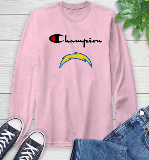 NFL Football Los Angeles Chargers Champion Shirt Long Sleeve T-Shirt 8