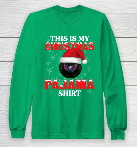 Washington Capitals This Is My Christmas Pajama Shirt NHL Long Sleeve T-Shirt 4