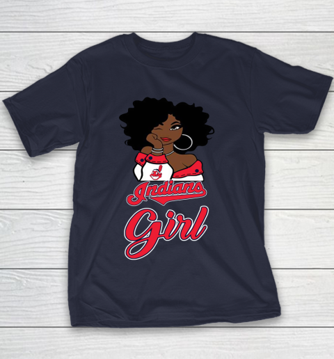 Cleveland Indians Girls Girl MLB Youth T-Shirt 4