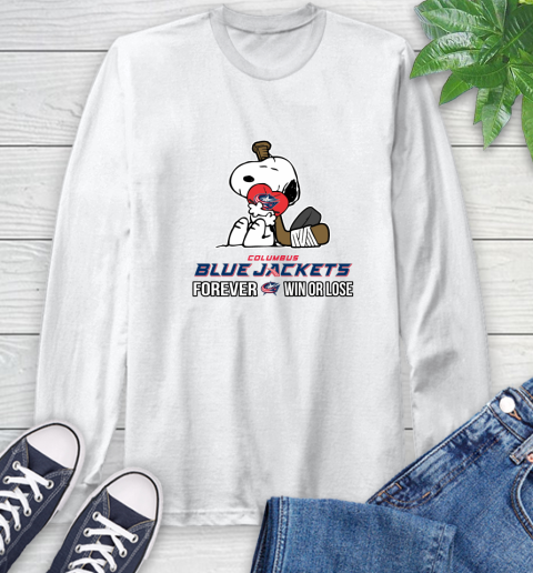 NHL The Peanuts Movie Snoopy Forever Win Or Lose Hockey Columbus Blue Jackets 58