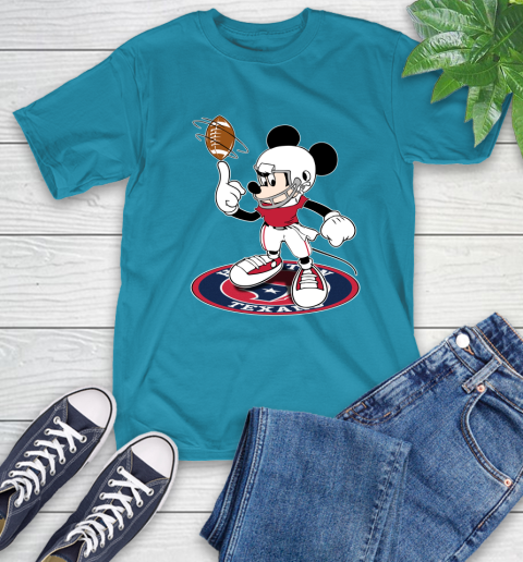 NFL Football Houston Texans Cheerful Mickey Disney Shirt T-Shirt 9