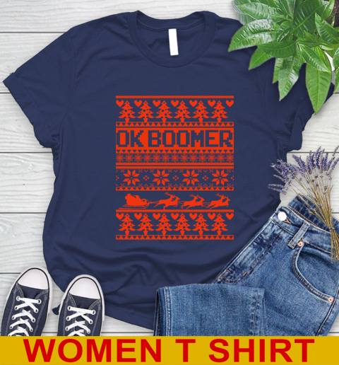 Hot Ok Boomer Ugly Christmas shirt 100