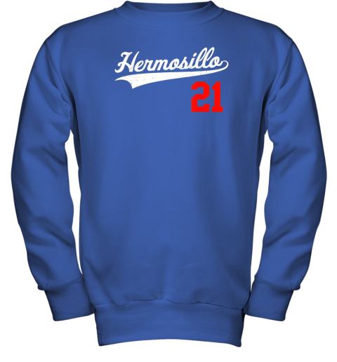 njpx hermosillo shirt in baseball style for mexican fans youth sweatshirt 47 front royal