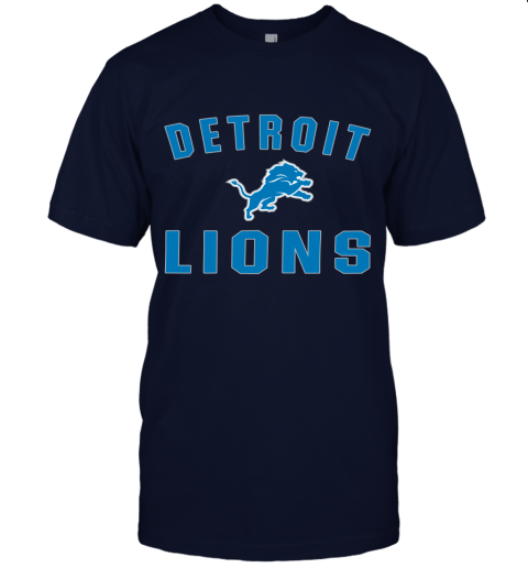 Detroit Lions NFL Line by Fanatics Branded Blue Vintage Victory Unisex Jersey Tee