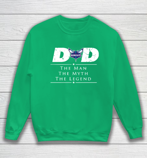 Charlotte Hornets NBA Basketball Dad The Man The Myth The Legend Sweatshirt 5