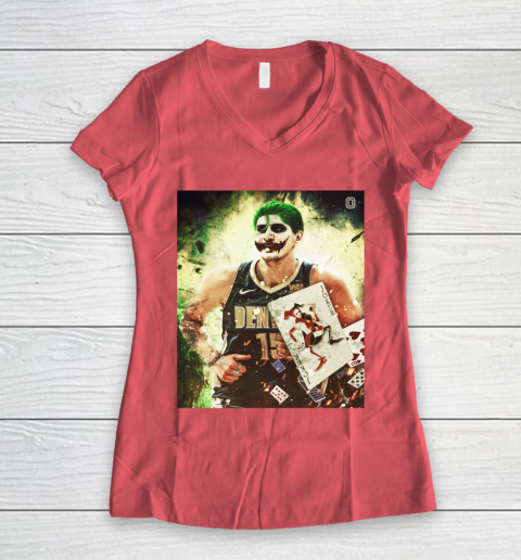 Nikola Jokic MVP Denver Joker Women's V-Neck T-Shirt 4