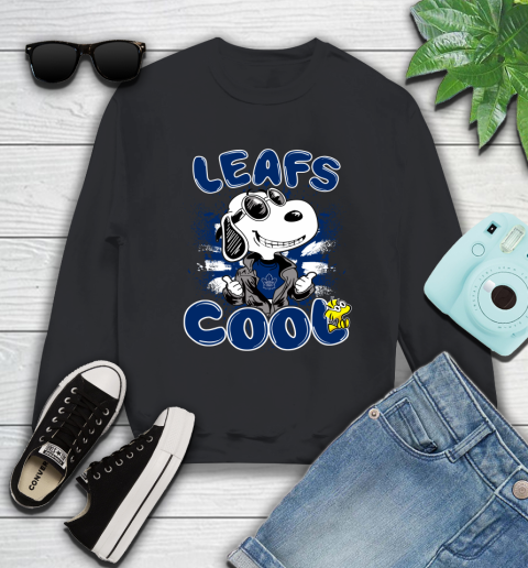 NHL Hockey Toronto Maple Leafs Cool Snoopy Shirt Sweatshirt