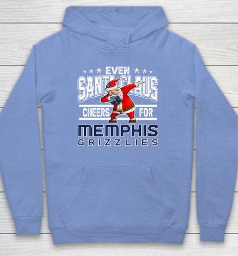 Memphis Grizzlies Even Santa Claus Cheers For Christmas NBA Hoodie 8