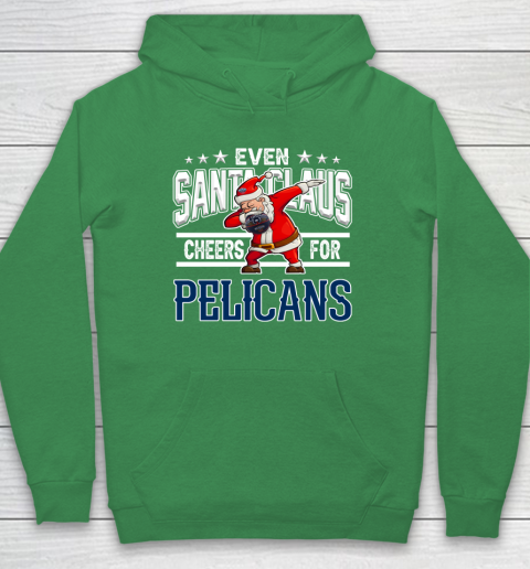 New Orleans Pelicans Even Santa Claus Cheers For Christmas NBA Hoodie 5