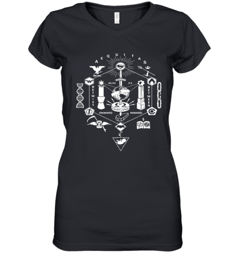 Zack Snyder All The Gods Women's V-Neck T-Shirt